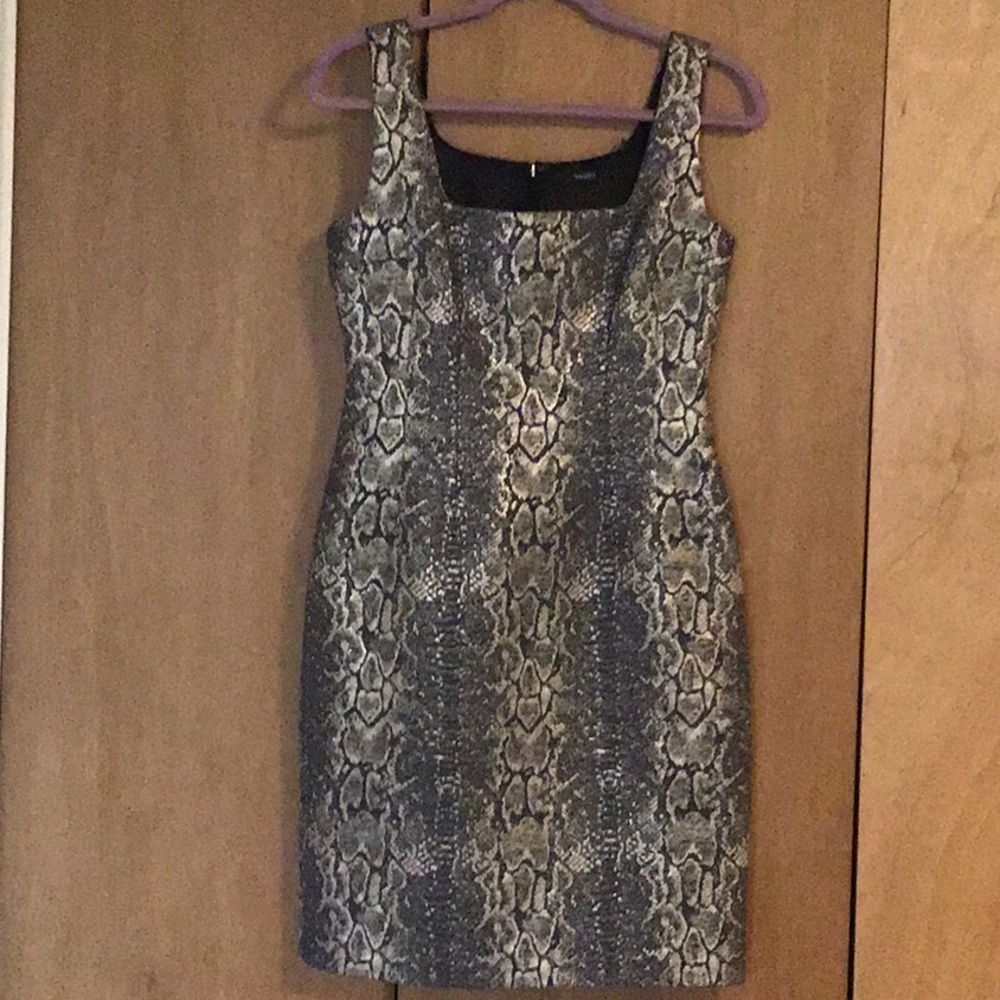 Tahari python print dresss